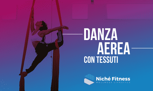 Danza aerea con tessuti pomigliano